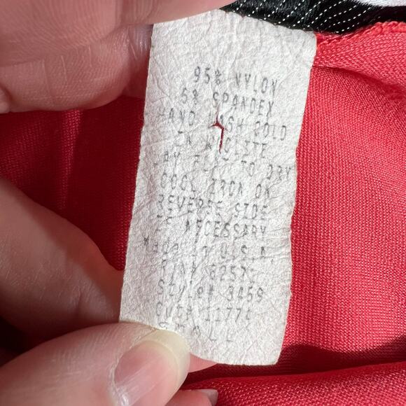 Vintage Necessary Objects Womens Blouse Shirt Top Boat Neck Slim Fit Coral Small - Picture 8 of 8